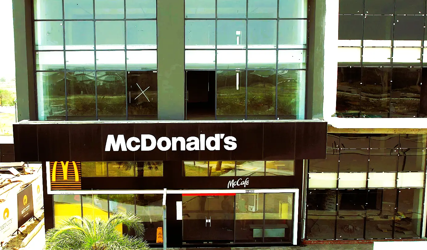 McDonald's outlet in the MET City retail complex