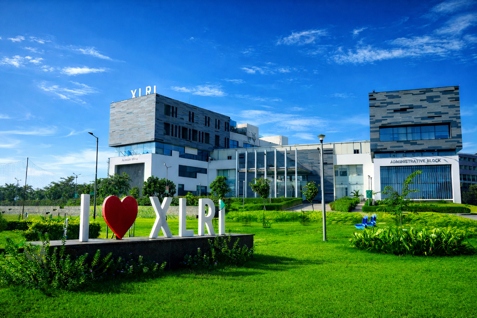 XLRI Delhi-NCR campus lawns